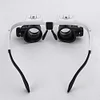 Telescopic Magnifier Glasses Loupes LED Light 8X/15X/23X Magnifying Eyewear