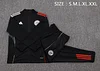  25/26  Ajax  black long zipper Training Jacket Set