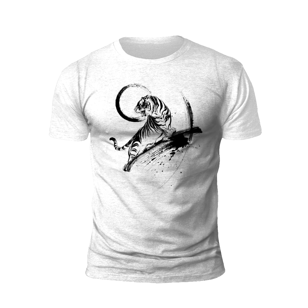 Lunar Tiger: The Night's Fierce Guardian T-shirt