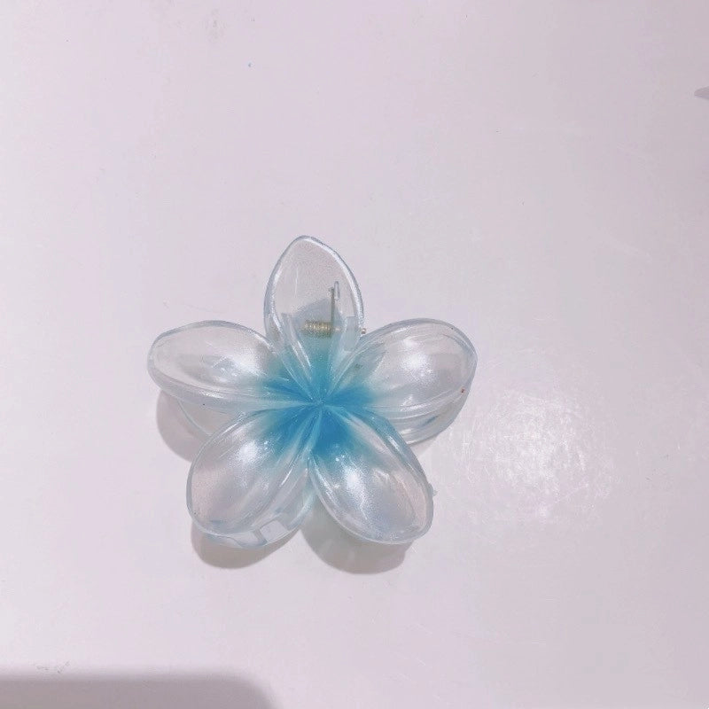 2 Pieces Women’s Sweet Flower Arylic Hair Claws