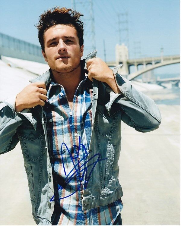 JOSH HUTCHERSON signed autographed CALIFORNIA MOTORCYCLE Photo Poster painting