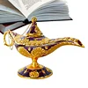  Classical Aladdin Magical Lamp, Retro Magical Wishing Ornament, Tabletop Decoration with Finely Polished Surfaces for Home, Party