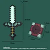 My World Diamond Sword Night Light Ornaments Color Changing Sword Minecraft Game Peripheral Gift Model Table Lamp Desktop Decoration
