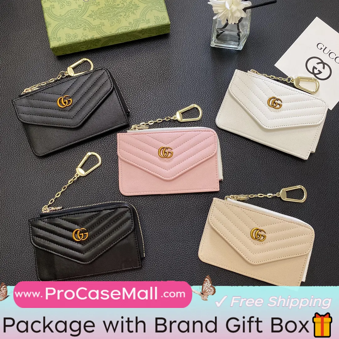 Gucci Elegant Leather GG Multi-Slot Wallet Card Holder