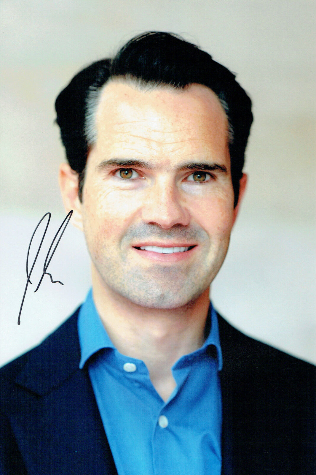 Jimmy CARR SIGNED Autograph 12x8 Photo Poster painting AFTAL COA 8 out of 10 Cats Comedian