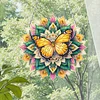Diamond Painting 2D Flat Butterfly Mandala Pendant Wall Decor for Home & Windows