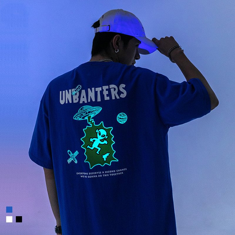 "Unbanters" Alien Luminous T-shirt  weebmemes