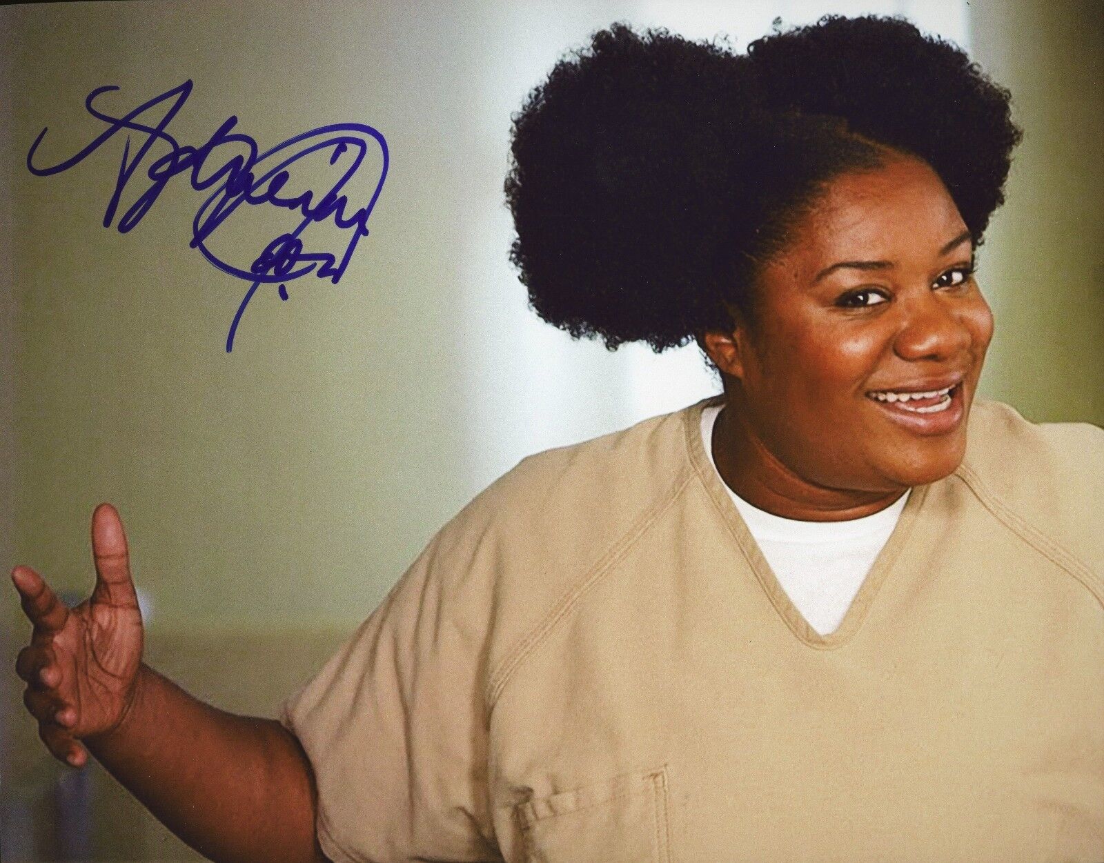 ADRIENNE C. MOORE Authentic Hand-Signed ORANGE IS THE NEW BLACK