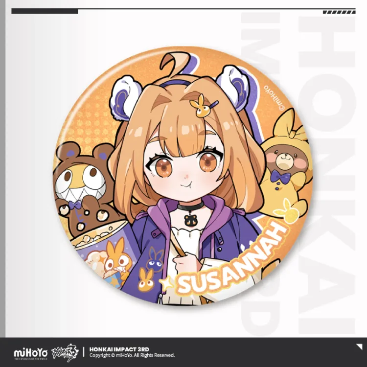 Honkai 3d Q Badges[Original Honkai Official Merchandise]