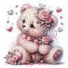 Heart Plush Bear - Crystal Rhinestone Diamond Painting