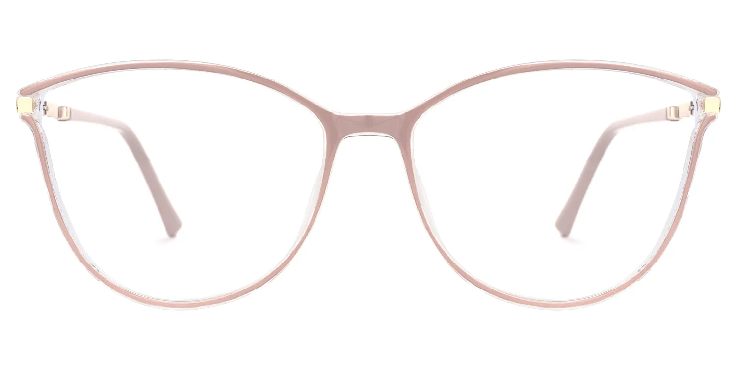 Jeremy Rosa Cateye Brille Rosa