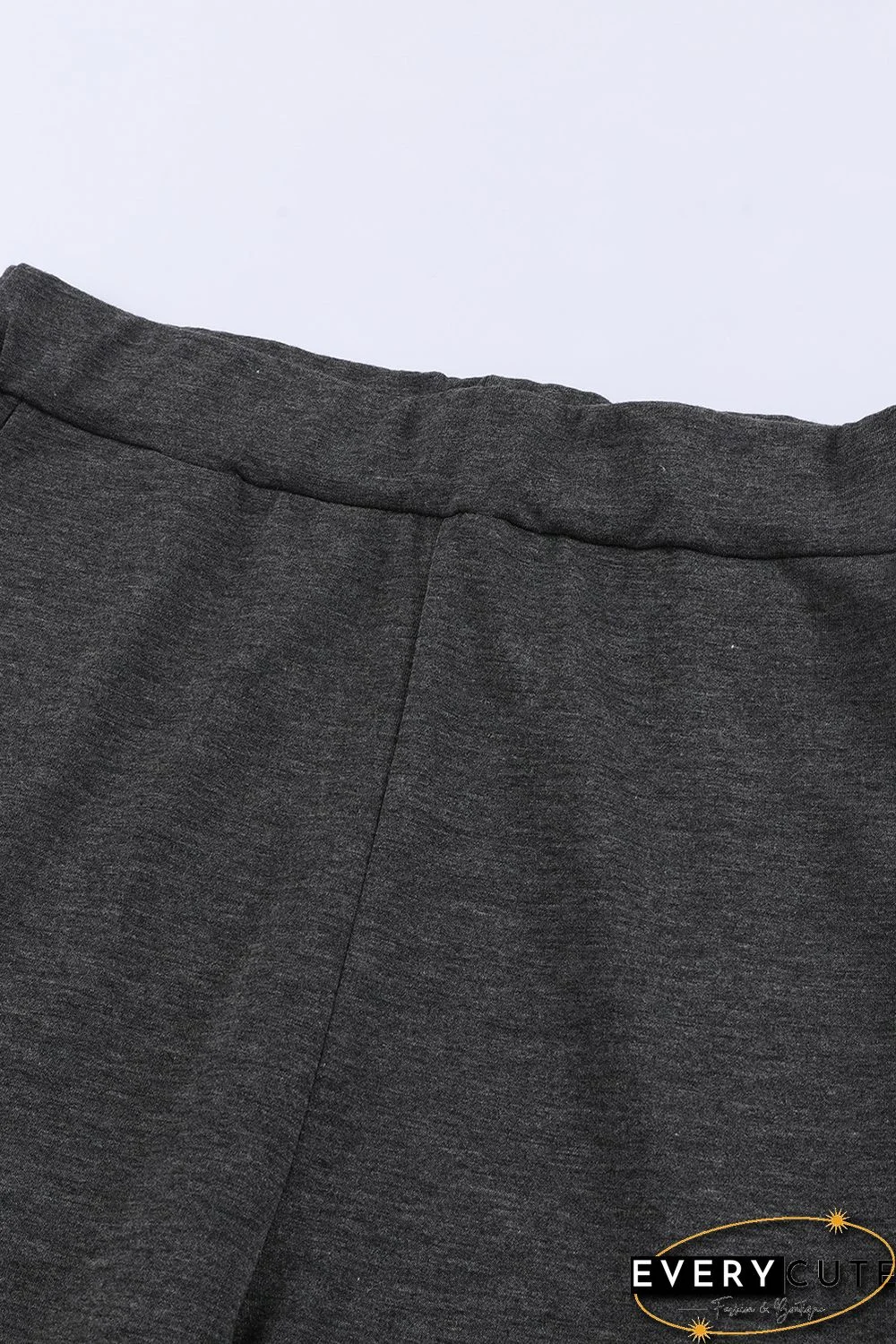 Khaki Color Block Pullover 2pcs Loungewear Set