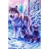 Wolf Family | Full Round Diamond Painting Kits