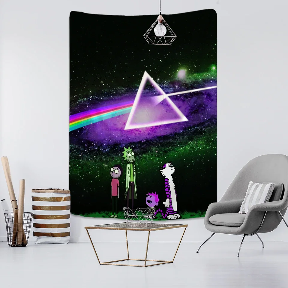 Nigikala Character Starry Sky Tapestry Wall Hanging Astronaut Psychedelic Witchcraft Dormitory Hippie Tapiz Home Decor