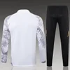 2024/2025 Real Madrid Half-Pull Training Suit White Dragon Football Shirt 1:1 Thai Quality