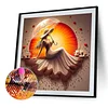 Diamond Painting -DIY Round Drill Sunrise Scenery Girl(40x40cm)