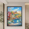 Nordic Town-9CT Stamped Cross Stitch 75*95cm/29.53*37.4in(Big Size) tapestrymarket