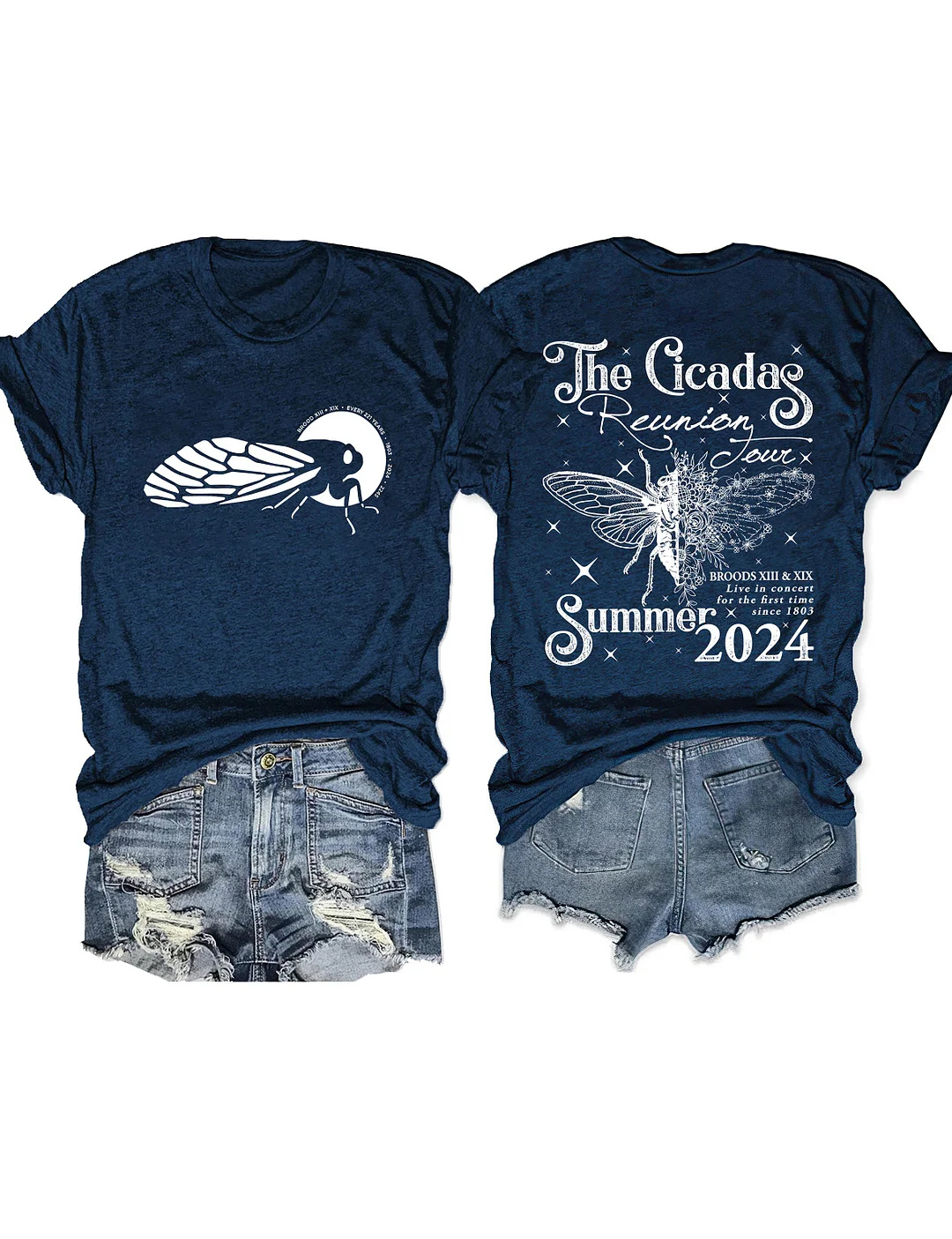 The Cicadas Reunion Summer Tour T-shirt