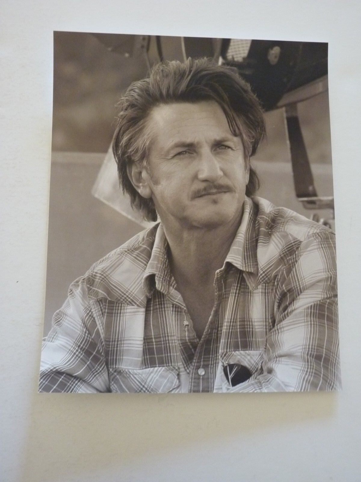 Sean Penn Director Actor 8x10 B&W Promo Photo Poster painting