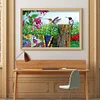5D DIY Diamond Painting Fence Hummingbird Full Square Drill Craft (50x70CM)