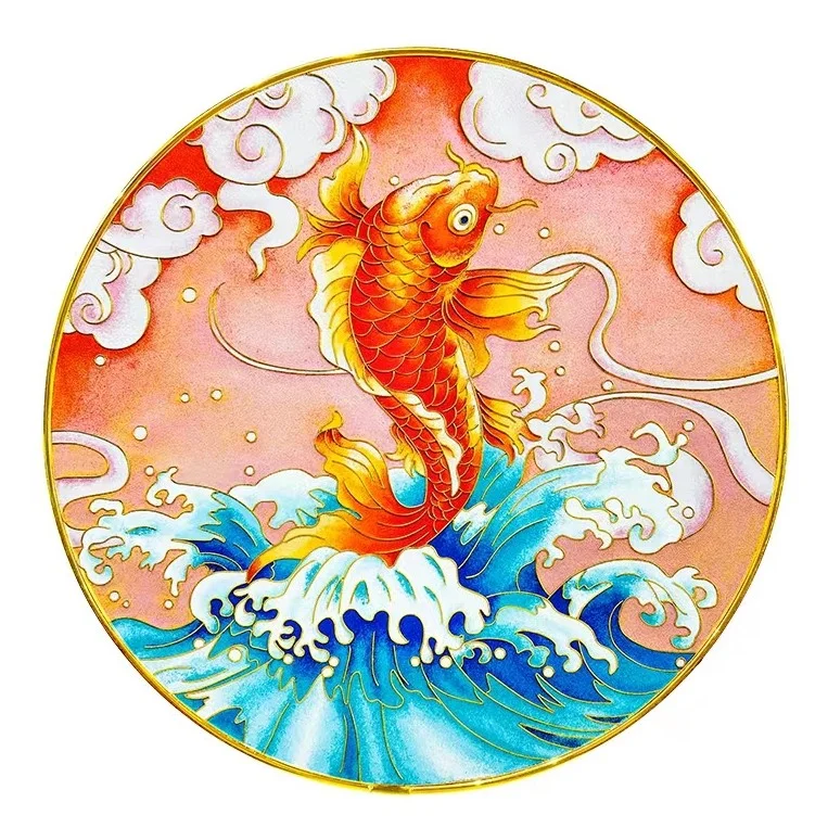Jumping Koi - DIY Cloisonne Painting Art Kits