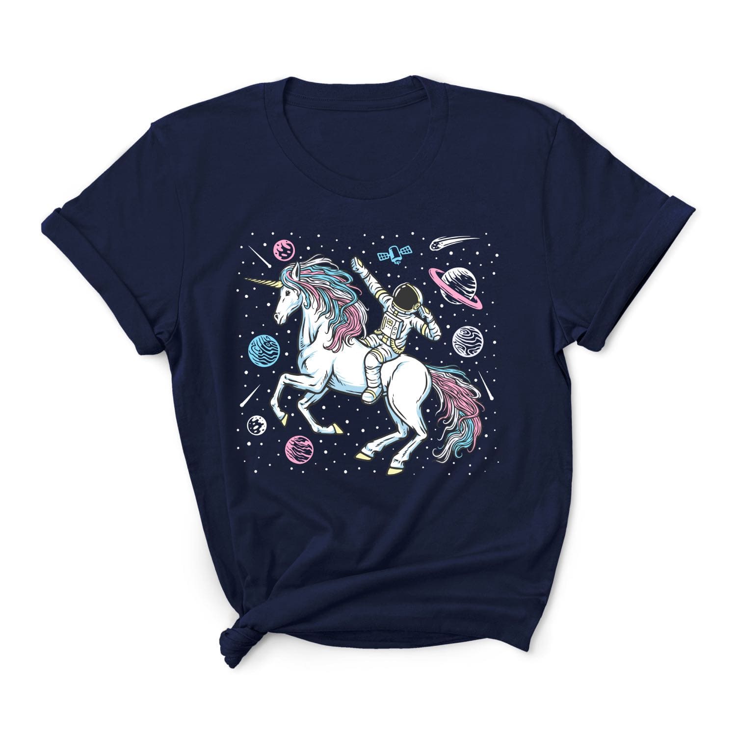 Transgender t-shirt space unicorn