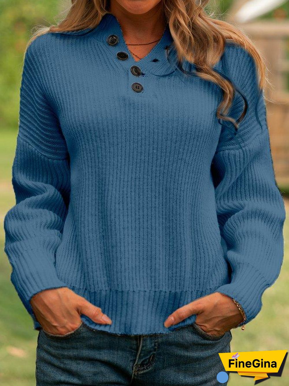 Acrylic Long Sleeve Sweater