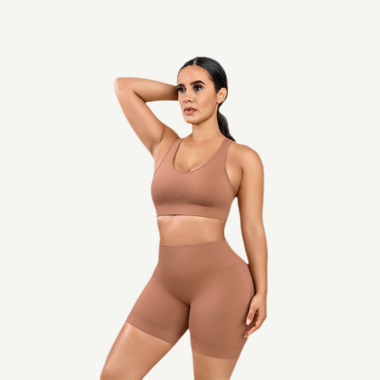 Wholesale Sexy V Neck Seamless Sportswear Eco-friendly 