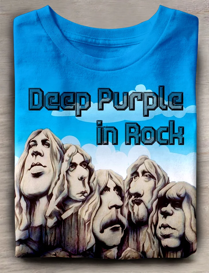 Teecade Teecade Deep Purple in Rock T-shirt