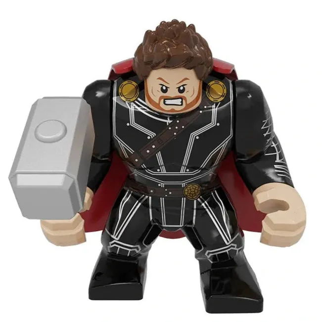 Thor (Ragnarok) Custom Marvel Superhero Large Minifigure Minifigure Bricks monstertoys