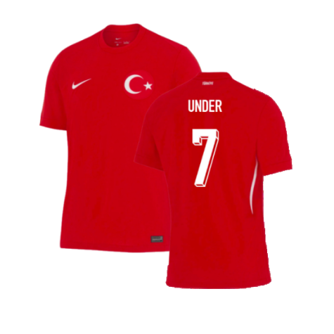 Türkei Cengiz Ünder 7 Away Trikot EM 2024