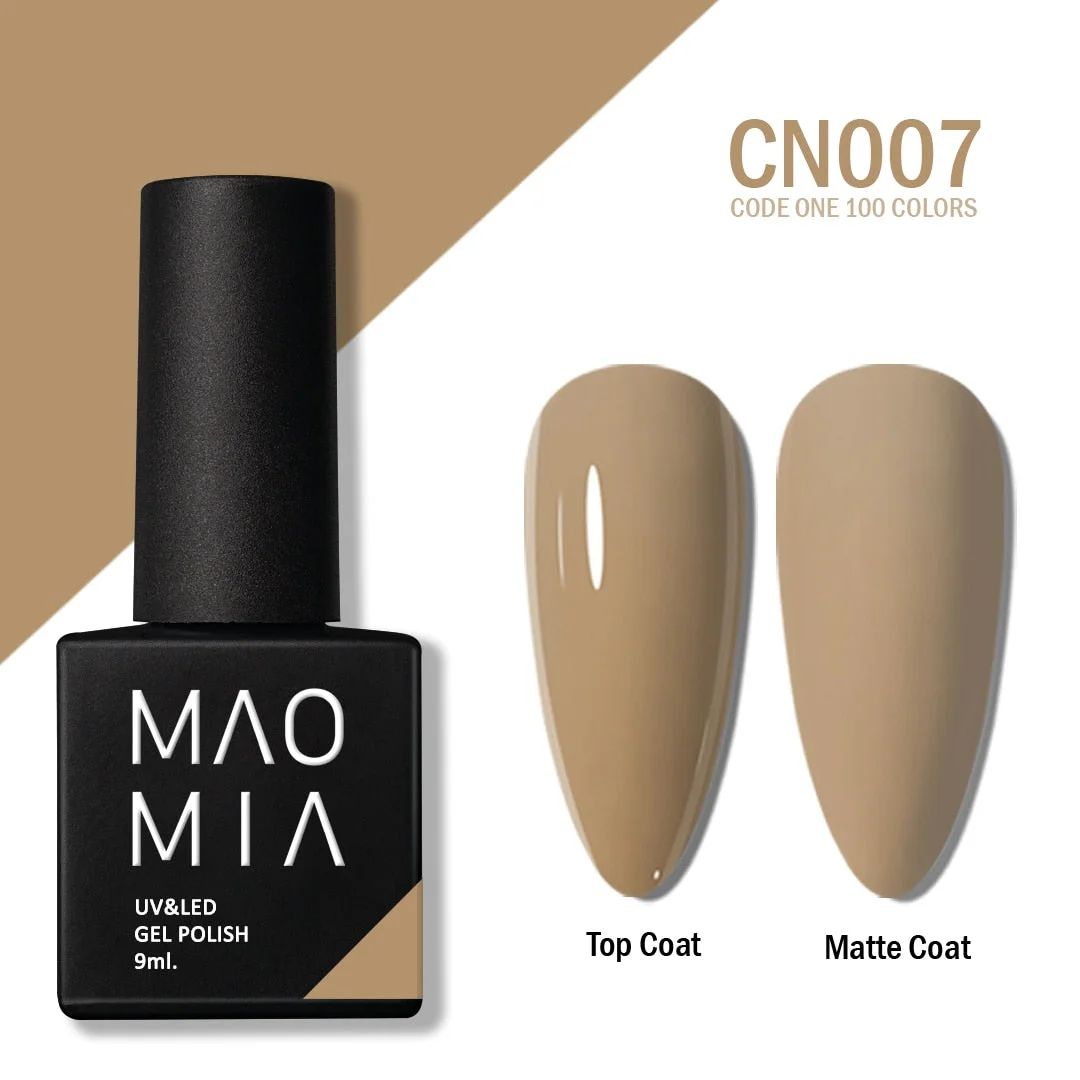 MAOMIA CODE ONE Gel Polish 100 Colors Soak Off UV/LED 9ML Professional Salon Nail Paint Semi Permanent Manicure