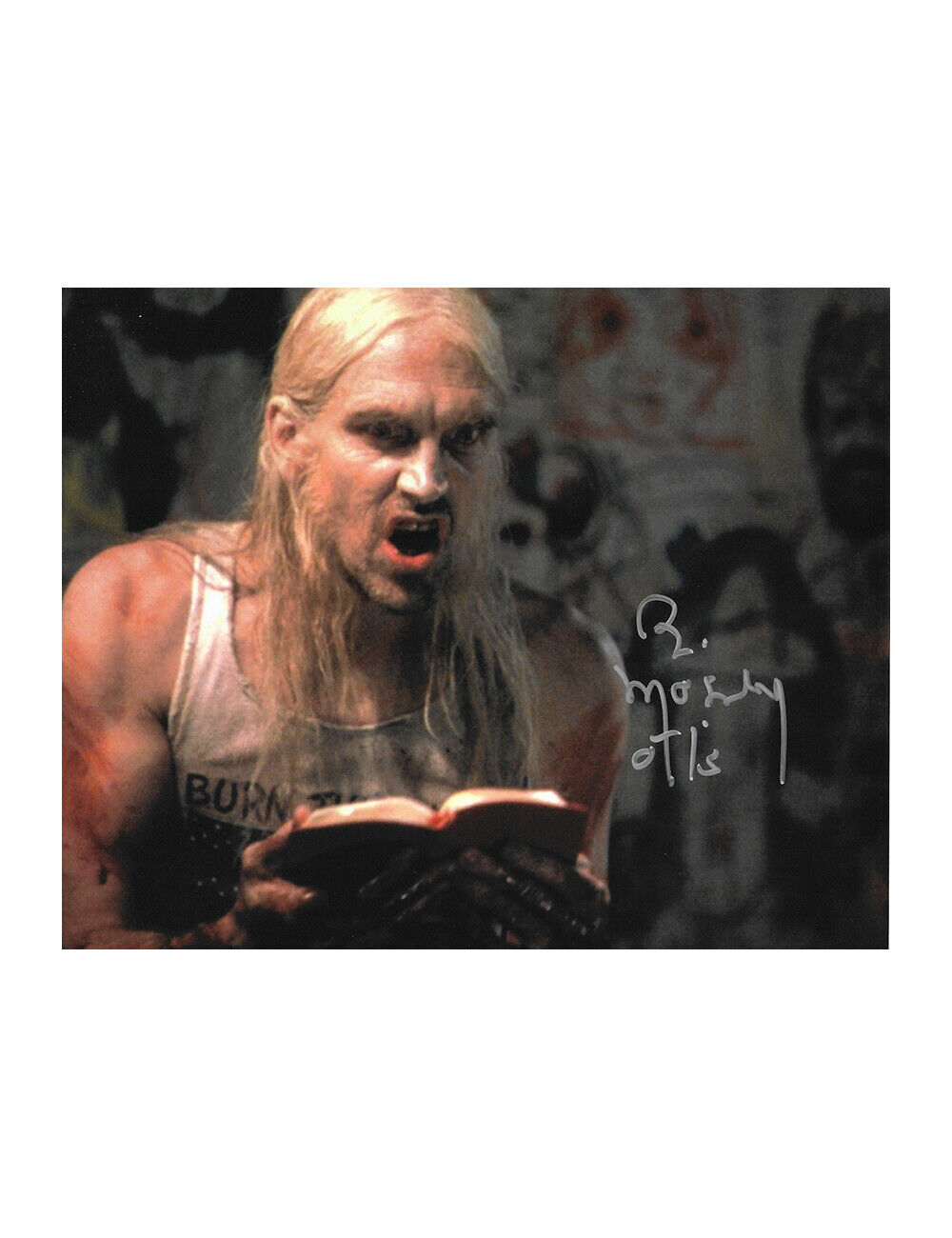 10x8 House Of 1000 Corpses Print Signed by Bill Moseley 100% Authentic + COA