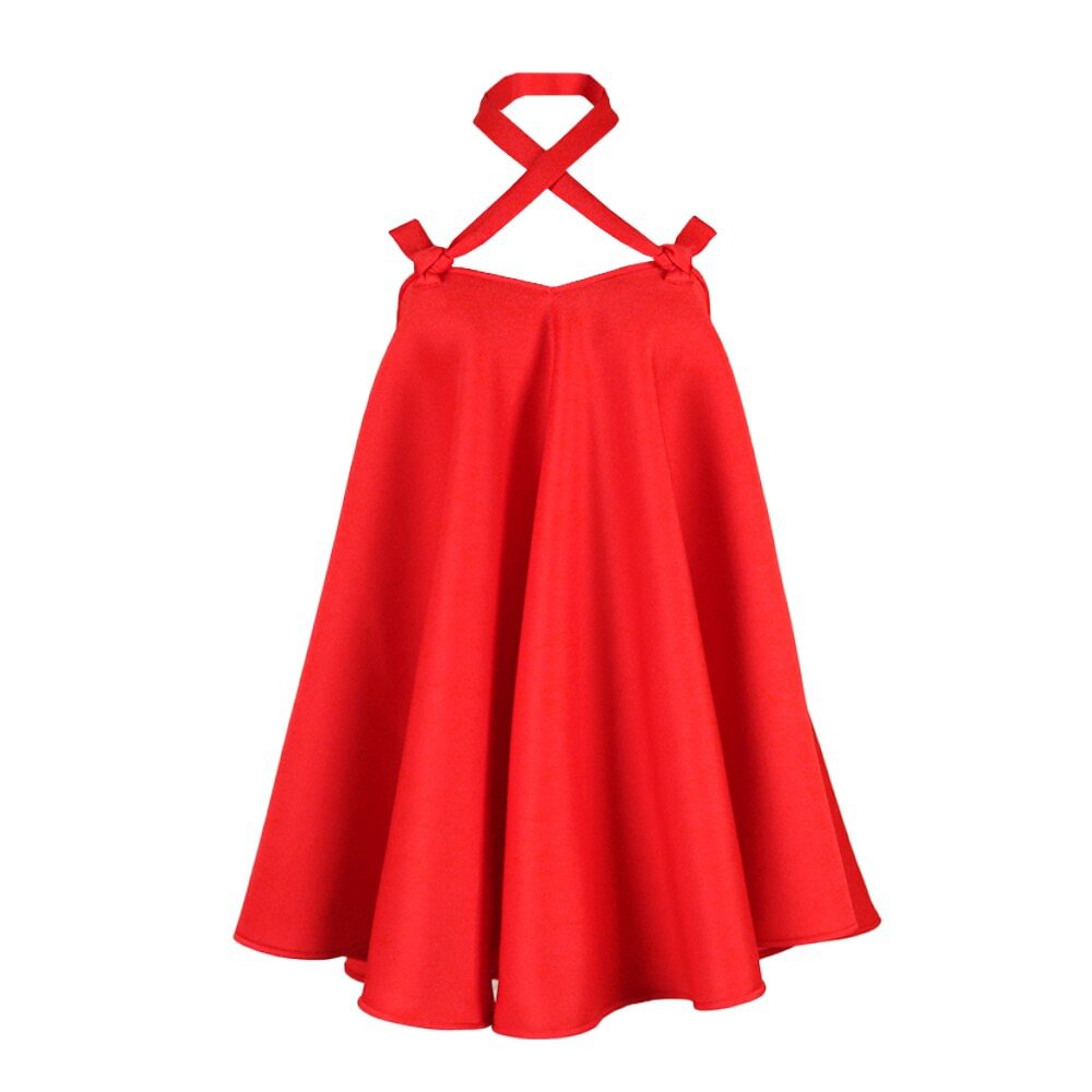 QJONG Women Halter Pleated Party Dress Sexy Backless Summer Cute Loose Ball Oversized Ruffle Mini Sweet Club Birthday Evening Clubwear