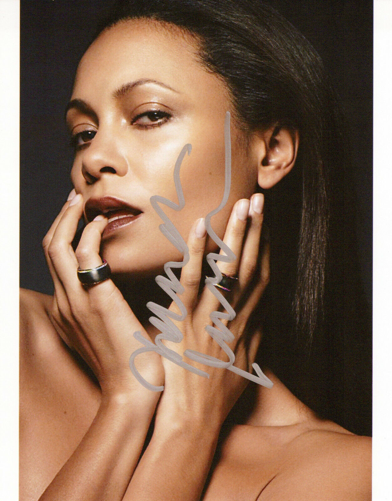 Thandie Newton glamour shot autographed Photo Poster painting signed 8x10 #1