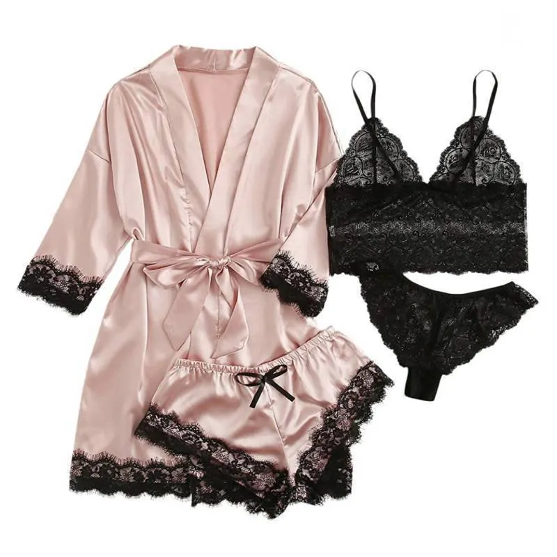 Churchf Women's Pajamas Sex Underwear Plus-Size Home Clothes New Lace Elastic