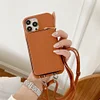 Retro Crossbody Zippered Coin and Card Holder for iPhone Case
