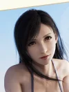 Beach Ver. Tifa Lockhart Decorative Painting - (FF7) Final Fantasy VII - Xingkong Studio