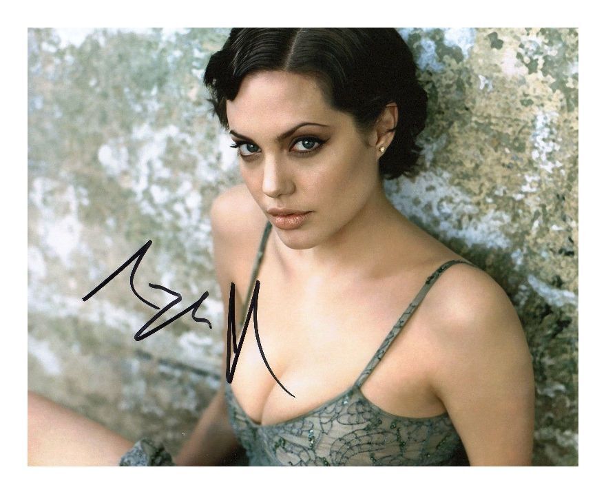 ANGELINA JOLIE AUTOGRAPHED SIGNED A4 PP POSTER Photo Poster painting PRINT 11