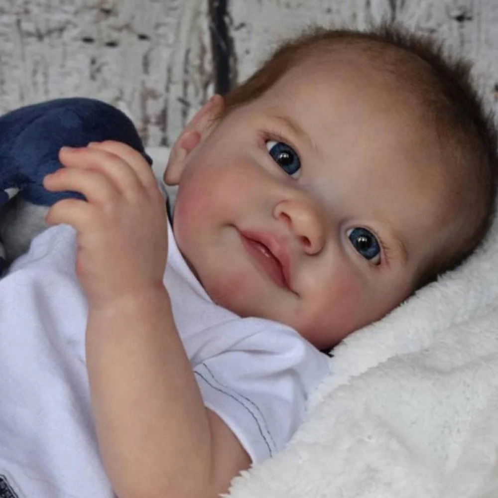 22''Full Silicone Ava Reborn Baby Boy Doll