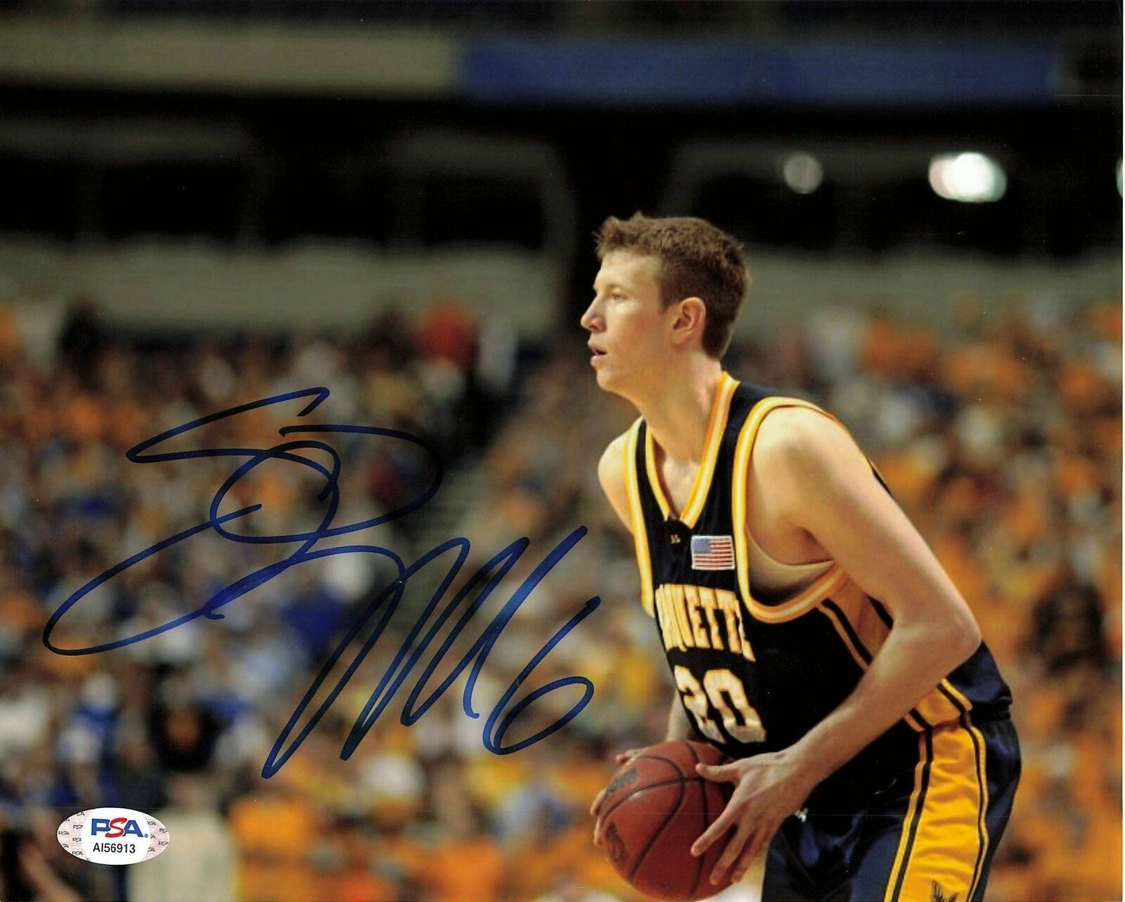 Steve Novak signed 8x10 Photo Poster painting PSA/DNA Marquette Golden Eagles Autographed