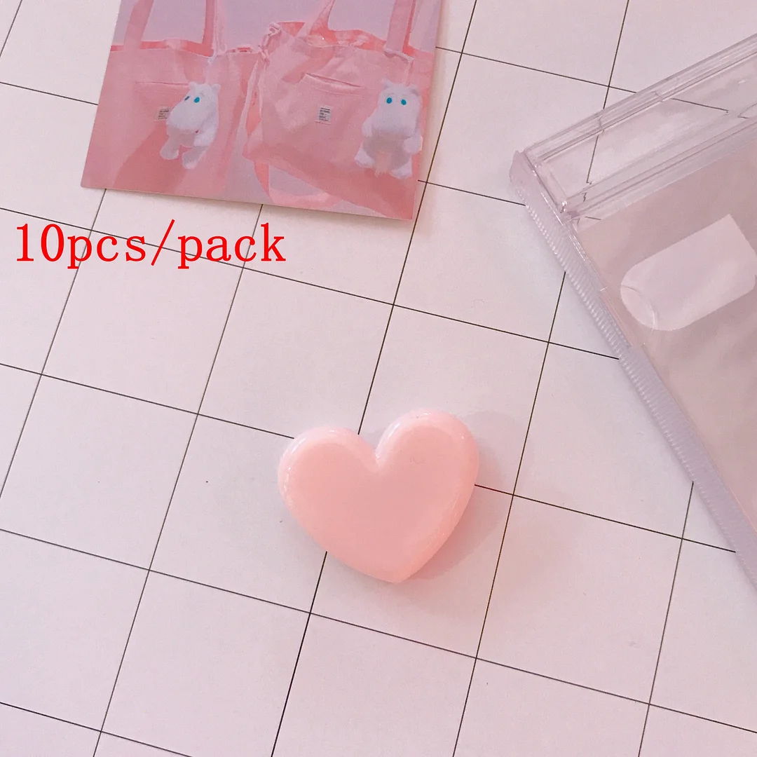 W&G Korean Girl Pink Harajuku Mini File Storage Clip Sealing Clip Memo Iron Clip Round Tail Bill Clip Student