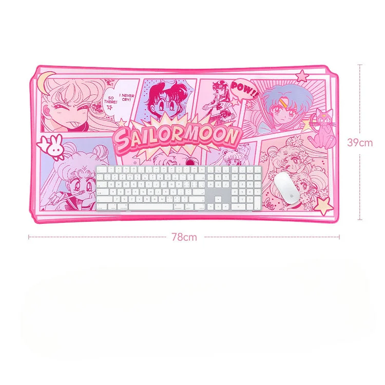 GG Sailor Moon Retro Pink Comic Mouse Pad ON1481