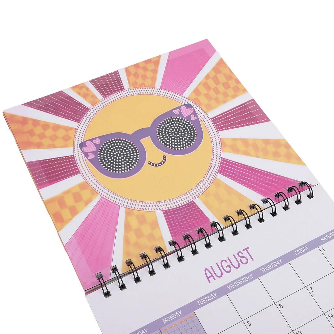 2026 Diamond Art Painting Calendar DIY Wall Calendar 12-Month Flip Wall Calendar