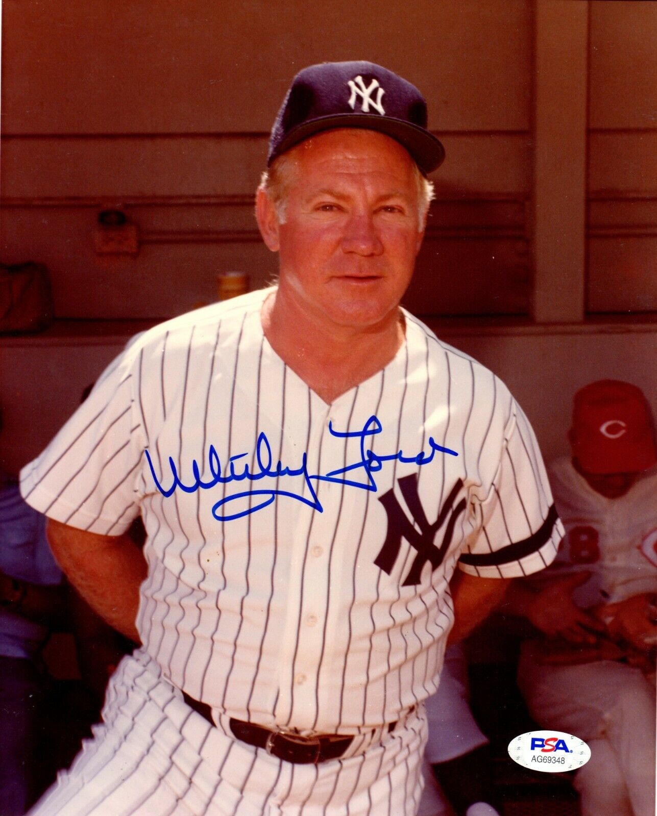 Whitey Ford autographed signed 8x10 Photo Poster painting MLB New York Yankees PSA COA WS Champ