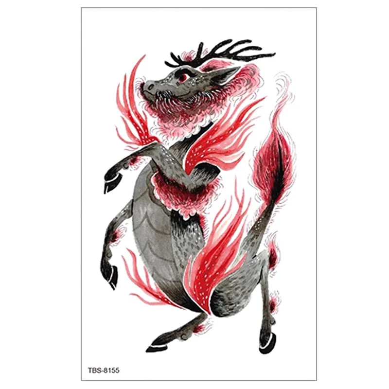 Fake temporary tattoo stickers Violet flowers rose arm shoulder tattoo Sticker Chest waterproof lady women big on body leg men