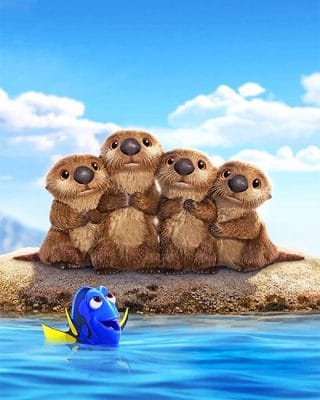 

Finding Dory – Paint By Numbers - 40*50CM, 501 Original