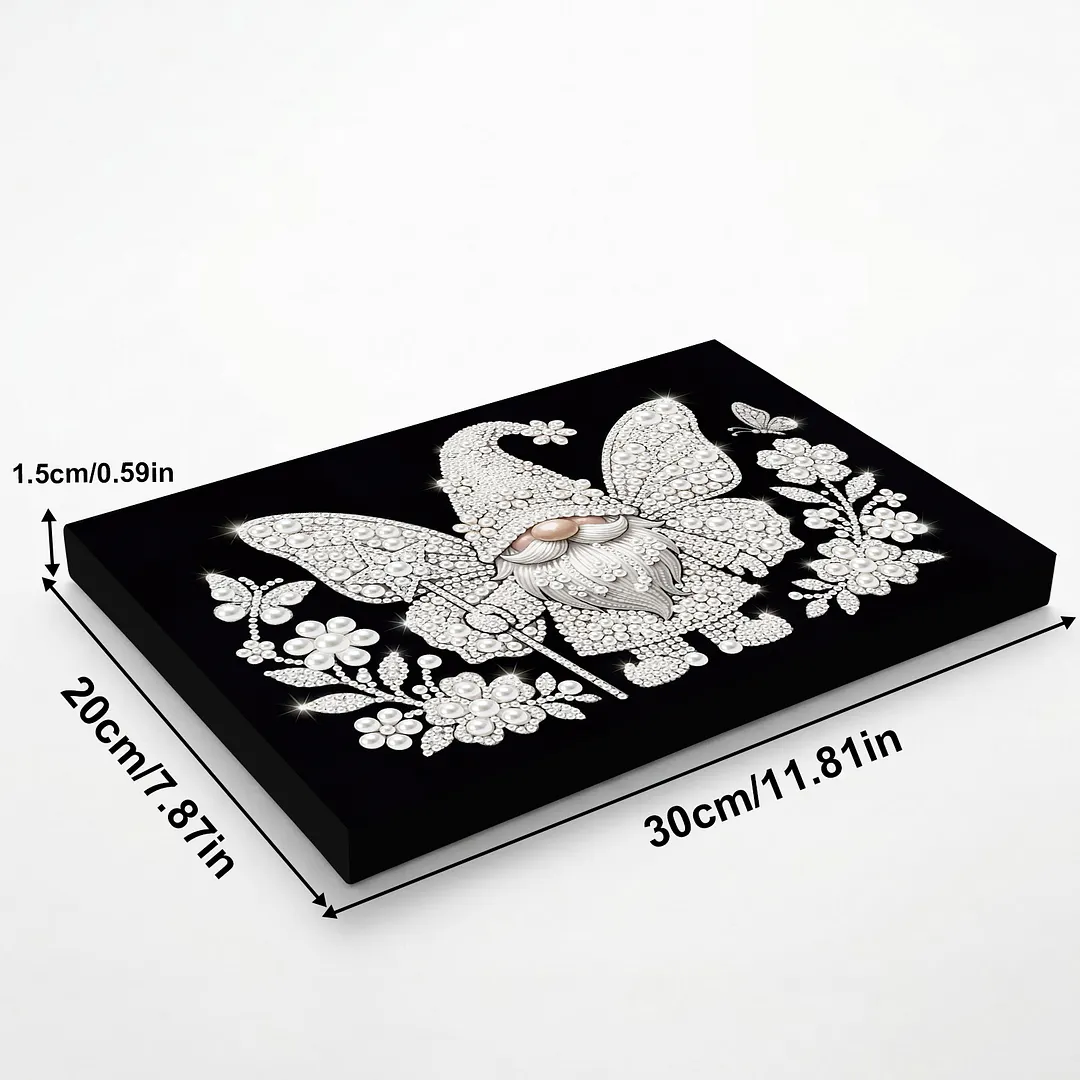 Goblin DIY Pearl Painting Kits with Frame 20x30cm Pearl Gem Paintings Picture Arts Craft for Adults/Beginners Gift Home Wall Decor