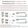 [US Local Warehouse] 2 Set Pocket Door Frame Kits with 220LBS Two-Way Soft-Close Mechanism Hidden Door Kit Sliding Hardware Smoothly and Quietly Easy to Install (24-36x80in)