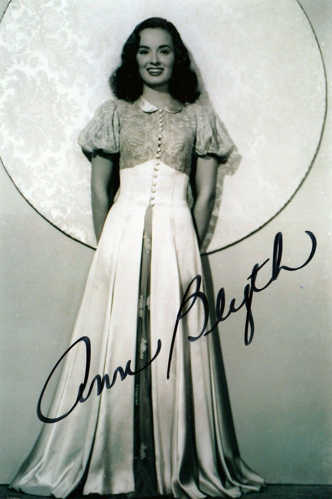 ANN BLYTH - Mildred Pierce, Kismet, The Helen Morgan Story etc Signed 3x5 pic